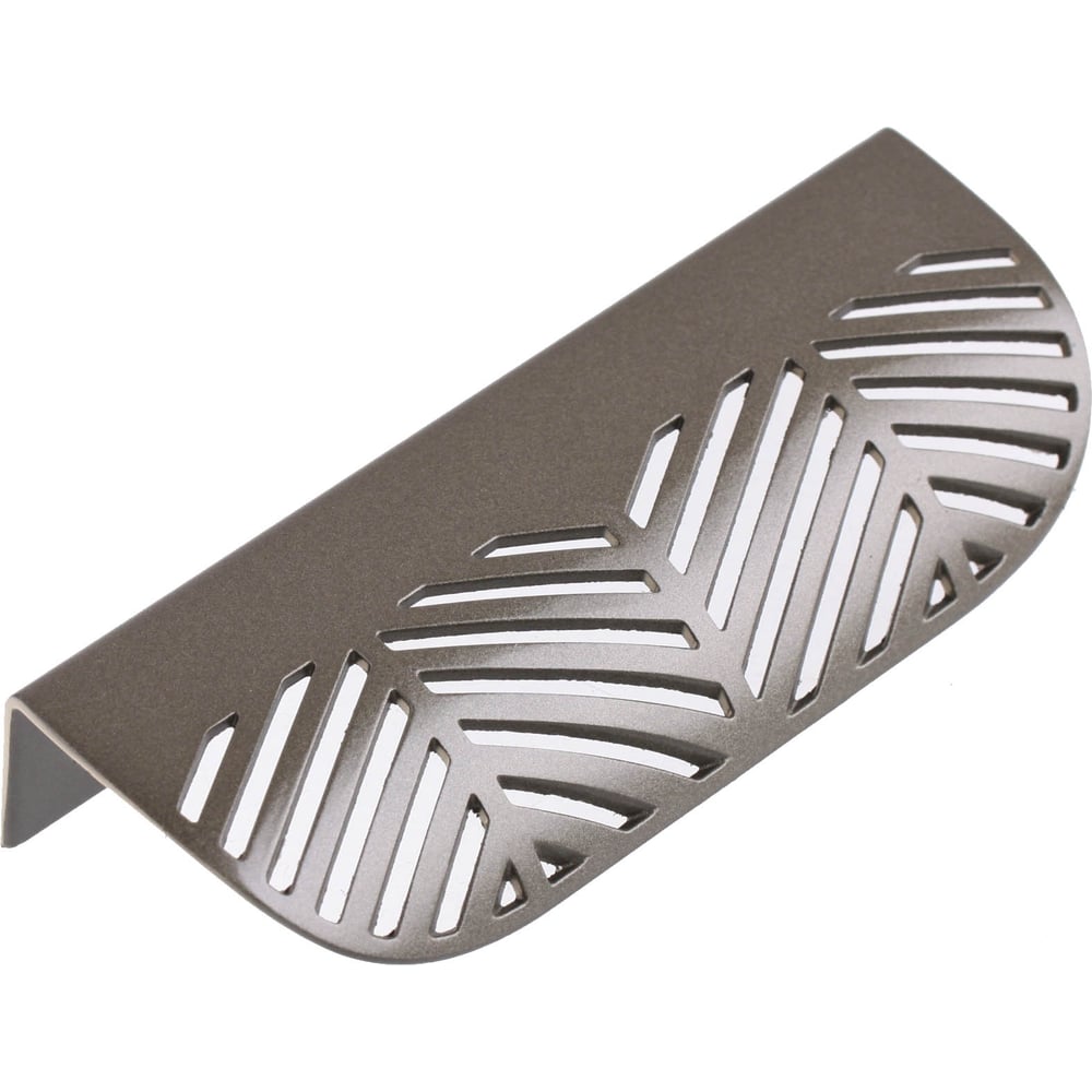 Изображение товара Накладная перфорированная ручка Стройбат 96 сталь матовая графит