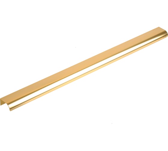 Изображение товара Накладная ручка Стройбат 600 алюминий, матовое золото коробка (100 шт) 418222