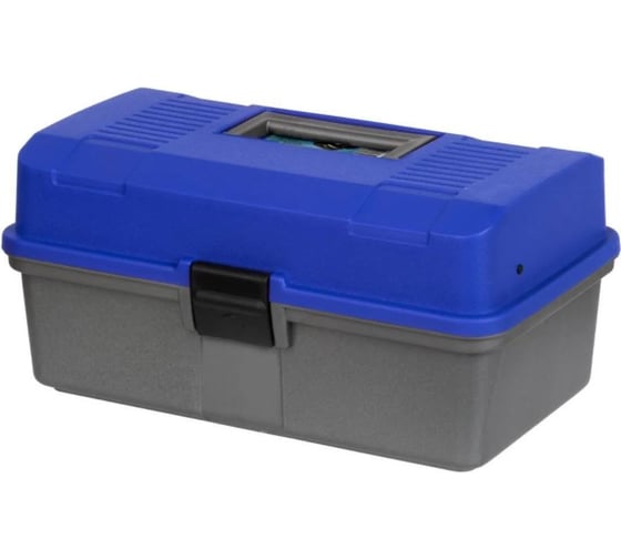Изображение товара Helios Ящик рыболова двухполочный синий 00000080125