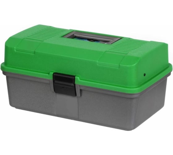 Изображение товара Helios Ящик рыболова двухполочный зеленый 00000081683