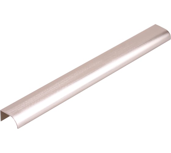 Изображение товара Накладная ручка Стройбат 400 алюминий, матовый никель коробка (200 шт) 418218