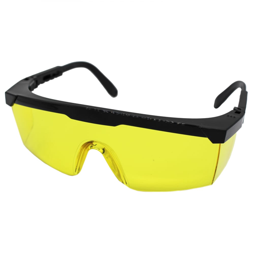 Защитные очки ИСТОК очки защитные исток открытого типа классик прозрачно желтые с черной дужкой