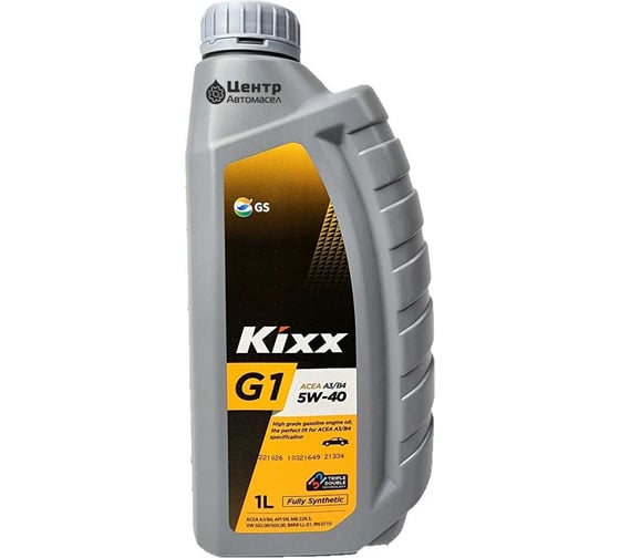 Изображение товара Масло моторное KIXX G1 5w-40 API SN/CF, ACEA A3/B4, 1л, синт. L2019AL1E1