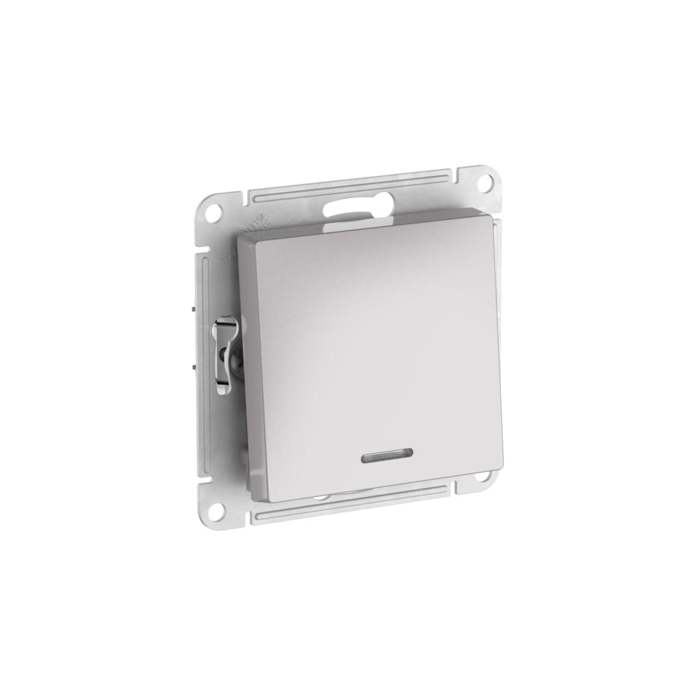 Изображение товара Выключатель освещения с подсветкой Systeme Electric ATLASDESIGN 1 клавиша алюминий IP20 Изображение товара Выключатель освещения с подсветкой Systeme Electric ATLASDESIGN 1 клавиша алюминий IP20