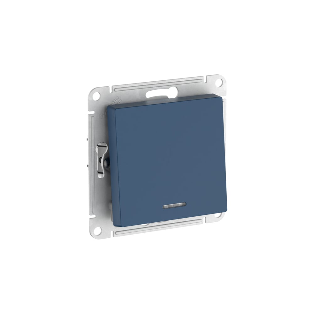 Изображение товара Выключатель с подсветкой Systeme Electric ATLASDESIGN 1-клавишный IP20 аквамарин