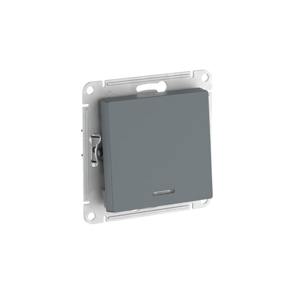 Изображение товара 1-клавишный выключатель с подсветкой Systeme Electric ATLASDESIGN, сх.1а, 10АХ, мех., быстрозажимные клеммы, грифель ATN000713S Изображение товара 1-клавишный выключатель с подсветкой Systeme Electric ATLASDESIGN, сх.1а, 10АХ, мех., быстрозажимные клеммы, грифель ATN000713S