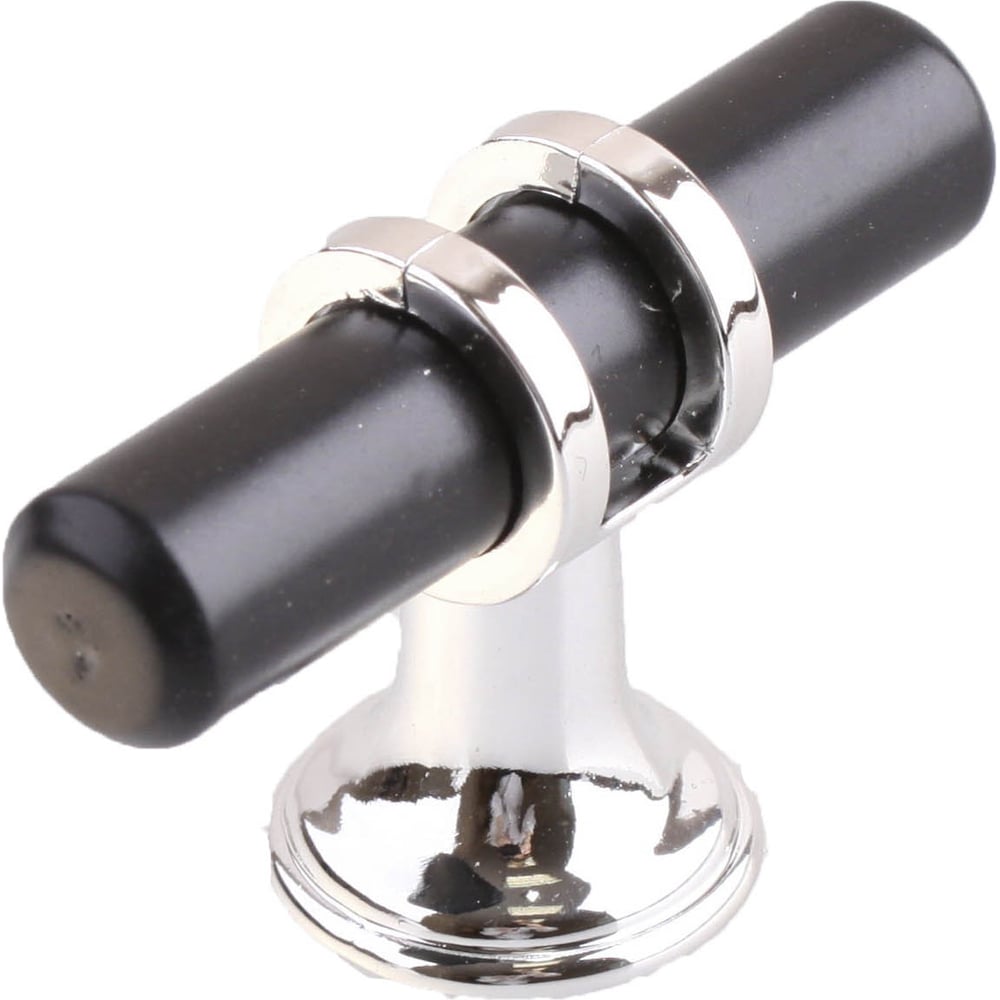 Изображение товара Ручка кнопка Стройбат штырь, алюминий, матовый хром коробка (500 шт) 418211