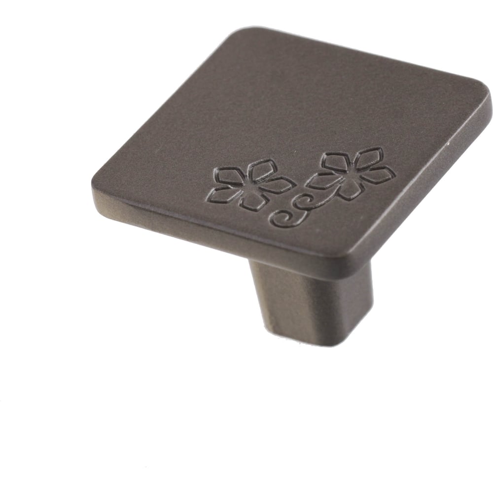 Изображение товара Ручка кнопка Стройбат квадрат 30 мм графит 500 шт