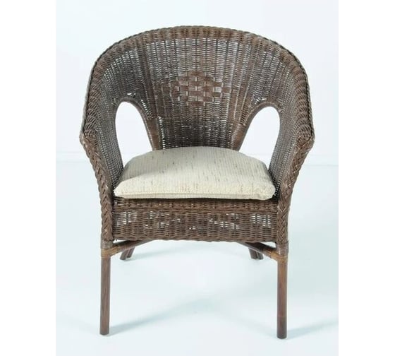 Изображение товара Кресло с подушкой Vinotti 02/08B Темный Коньяк