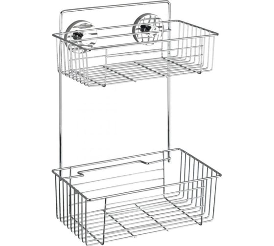 Изображение товара Полка настенная 2-уровневая WENKO Bari 20889100