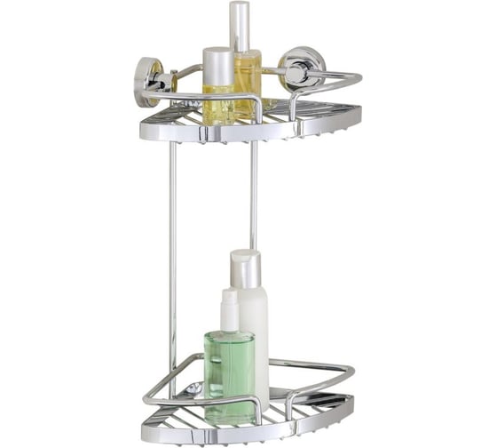 Изображение товара Полка угловая 2-уровневая WENKO Power-Loc Sion малая 17828100