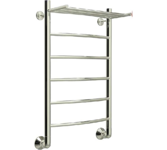 Изображение товара Полотенцесушитель стальной ТЕРМОДИЗАЙНC Steel, лесенка, W=500, H=1000, 15 перекладин, 1/2в.р. граф. TDCSt004G