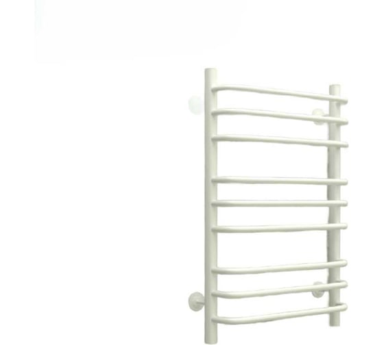 Изображение товара Полотенцесушитель стальной ТЕРМОДИЗАЙНC Steel, лесенка, W=500, H=1200, 18 перекладин, 1/2в.р. белый бархат TDCSt005WV