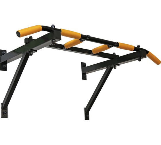 Изображение товара Треххватный турник Absolute Champion черный с желтыми ручками ВБ АЧ8360