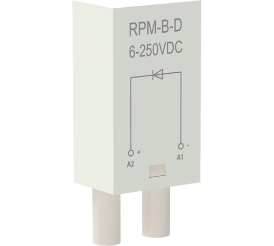 Изображение товара Модуль защиты для реле ONI диод 6-250В DC (10шт/упак) RPM-B-D-DC6-250V