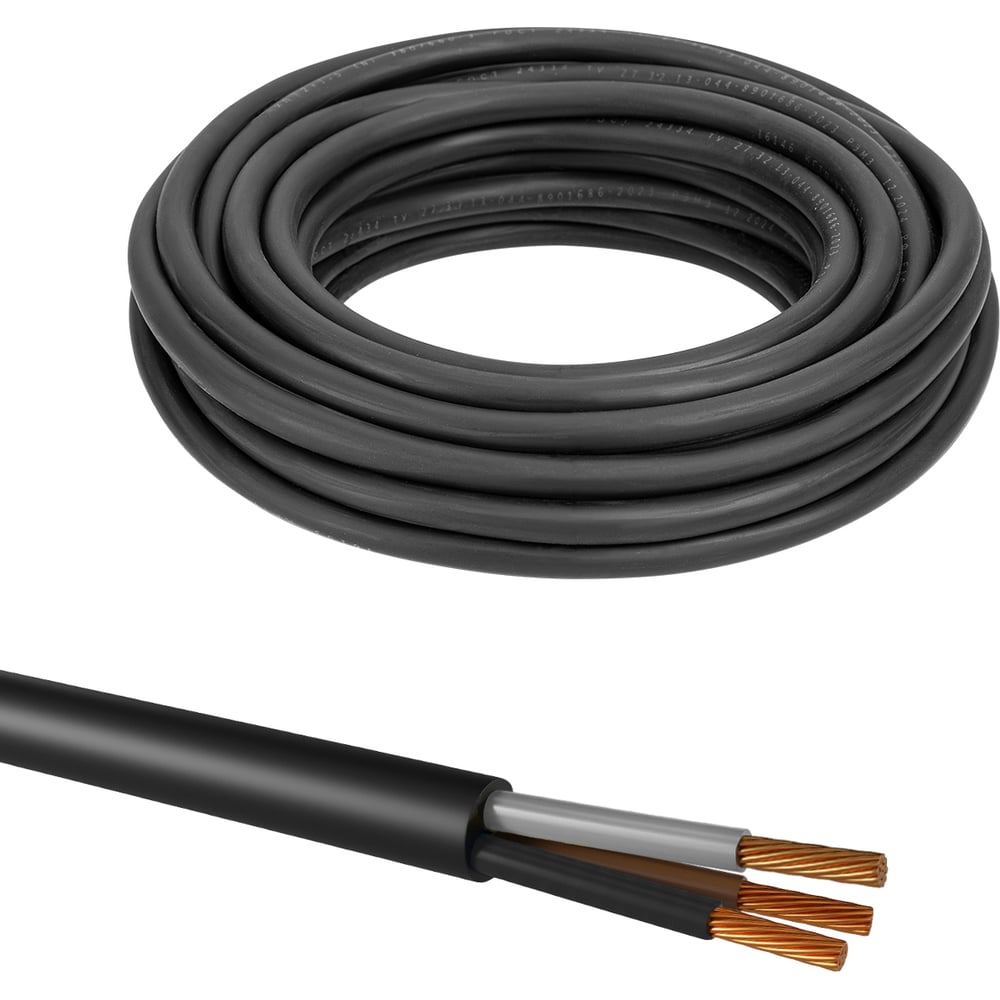 Изображение товара Кабель TDM ELECTRIC КГТП-ХЛ 3x1,5(N)-0,66 ГОСТ (10м) TDM SQ0110-0252