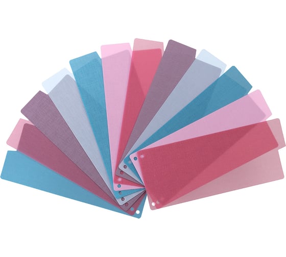 Изображение товара Разделитель листов Expert Complete 12 шт., пластиковый (полоса), Trend ICEberries, EC200010203, лен, ассорти 706171