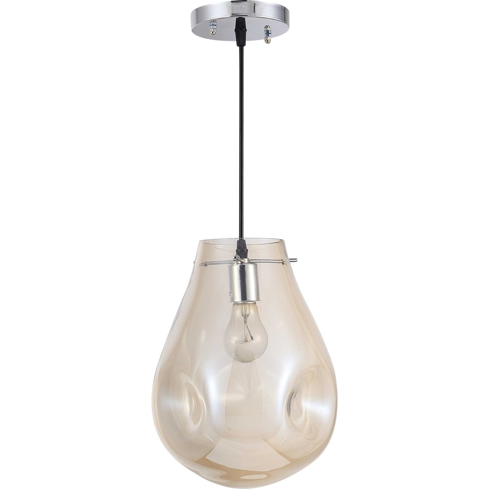 Изображение товара Люстра De Fran E27 220В 1x60Вт стекло Капля бежевый