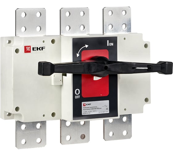 Изображение товара Рубильник-переключатель EKF 1250A 3P PowerSwitch PROxima pscs-1250-3