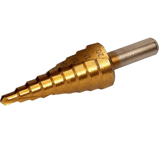 Изображение товара Сверло по металлу конусное ступенчатое Sinica 4-20мм 100011