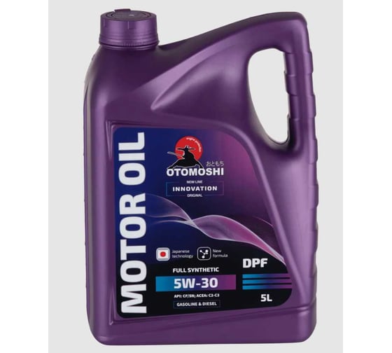 Изображение товара Моторное масло Otomoshi INNOVATION DPF 5W-30 C2-C3 CF/SN 5л MF213588