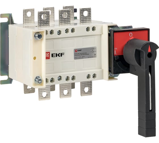 Изображение товара Рубильник-переключатель EKF 160A 3P с рукояткой PowerSwitch PROxima pscs-160-3