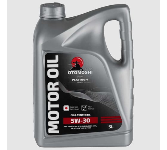 Изображение товара Моторное масло Otomoshi PLATINUM SN/CF 5W-30 5л MF213526