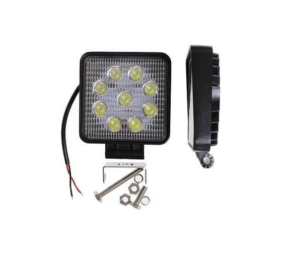 Изображение товара Фара рабочего света Nord-Yada 27Вт квадрат slim 9 диодов ближний 106х106х38 907661