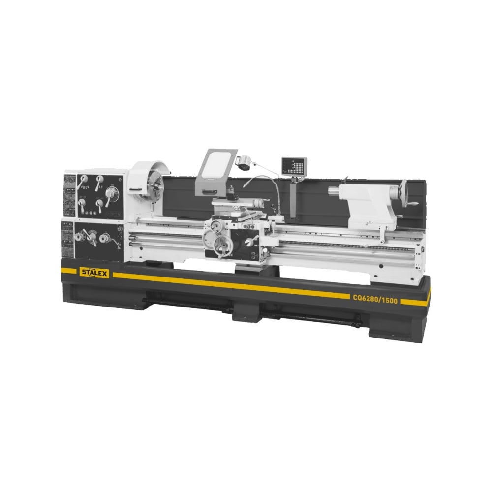 Изображение товара Станок токарно-винторезный Stalex зона обработки 800x1500 мм, 380В CQ6280/1500