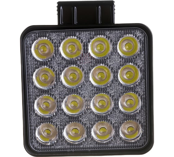 Изображение товара Фара рабочего света Nord-Yada 48Вт квадрат 16 диодов ближний 106х106х47 904841