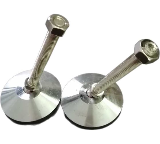 Изображение товара Опора регулируемая шарнирная UnitMC 80хМ12x100 (основание сталь, винт сталь) 400203 80хM12x100