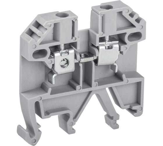 Изображение товара Зажим STEKKER LD550-25 ЗНИ наборный изолированный винтовой 2,5 мм JXB 2,5, серый, 100 шт., 39354