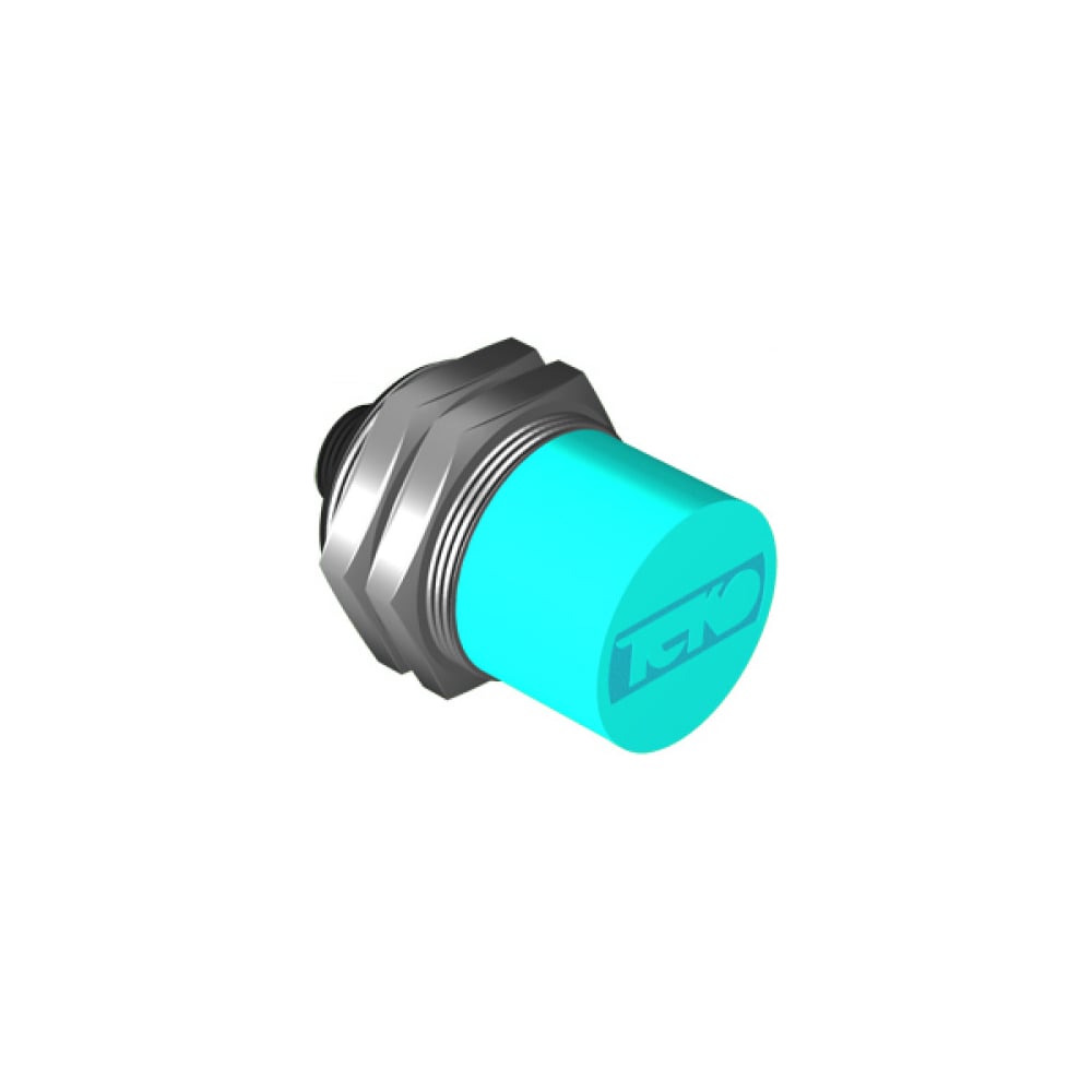 Индуктивный датчик ТЕКО ISN FC71A-31P-15-LS4-C Sn=15 мм, корпус М30x1,5 алюминий не заподлицо, 10 ... 30 DC NO PNP, IP67, подключение разъем 00-00053858
