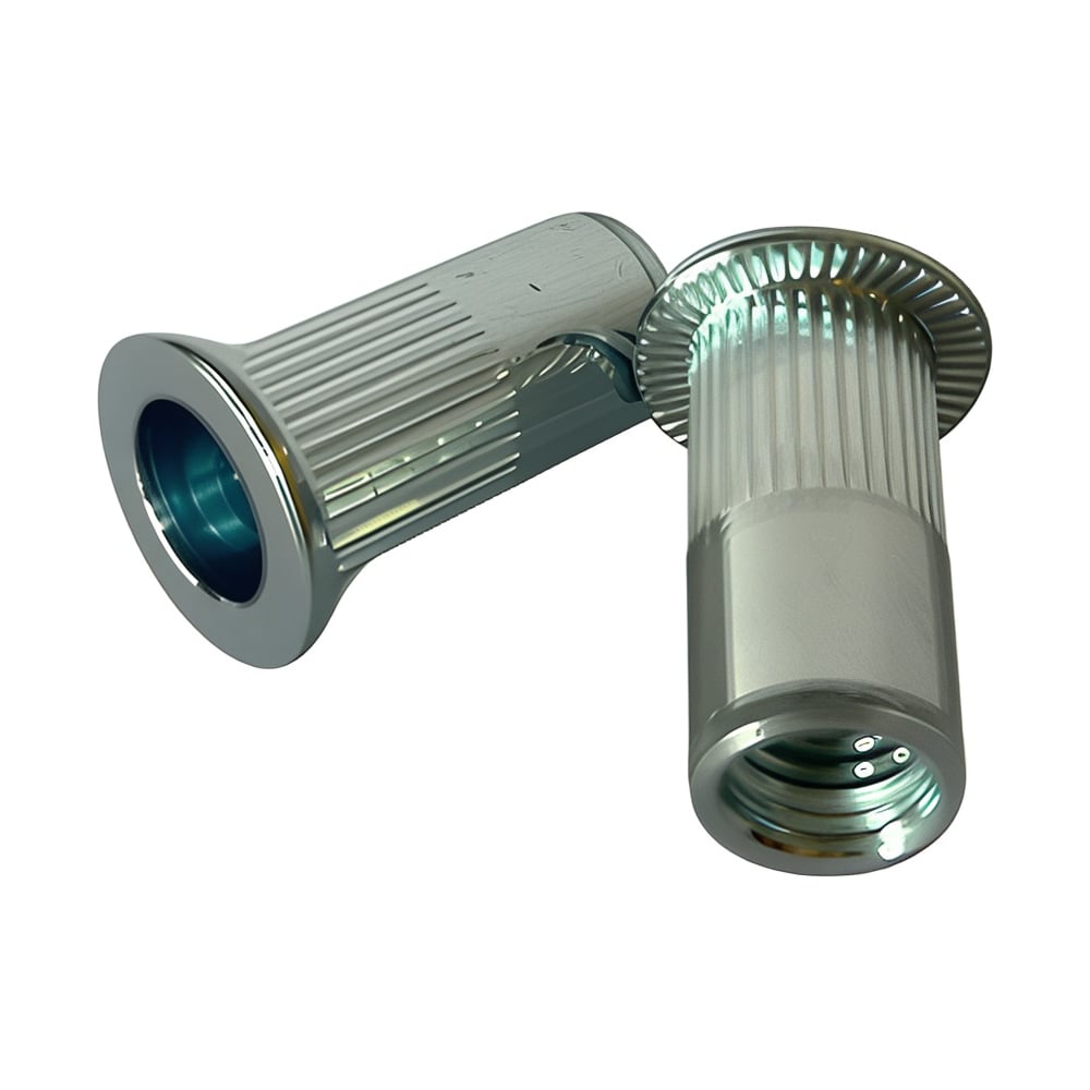 Изображение товара Резьбовая заклёпка М6 со стандартным бортиком 100 шт оцинкованные