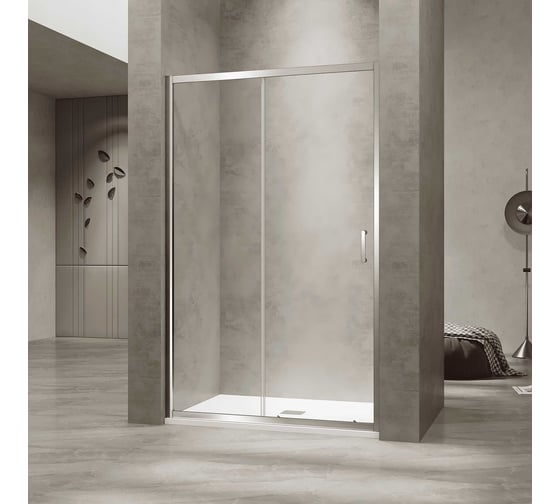 Изображение товара Душевая дверь RGW 110*195 PA-114 хром, прозрачное стекло 6 мм, EasyClean 030811411-11