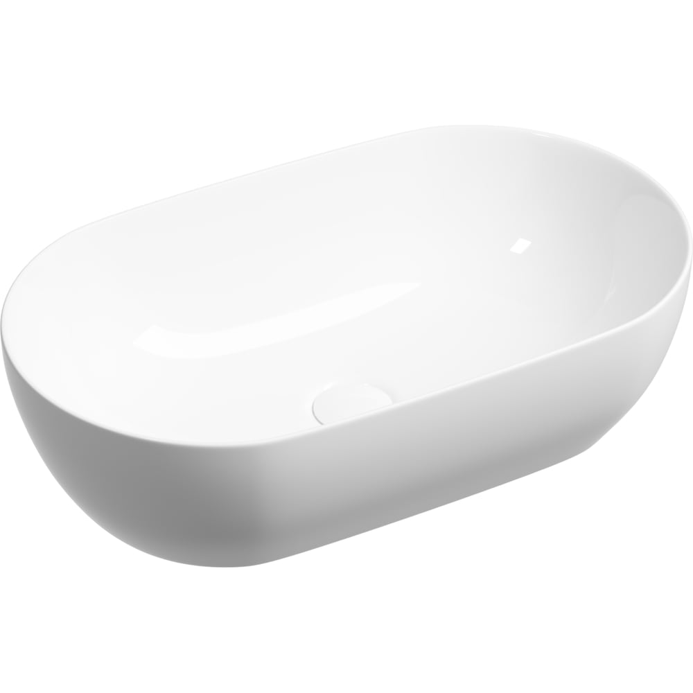 Изображение товара Ceramicanova Twist накладная овальная раковина 500x300 белый