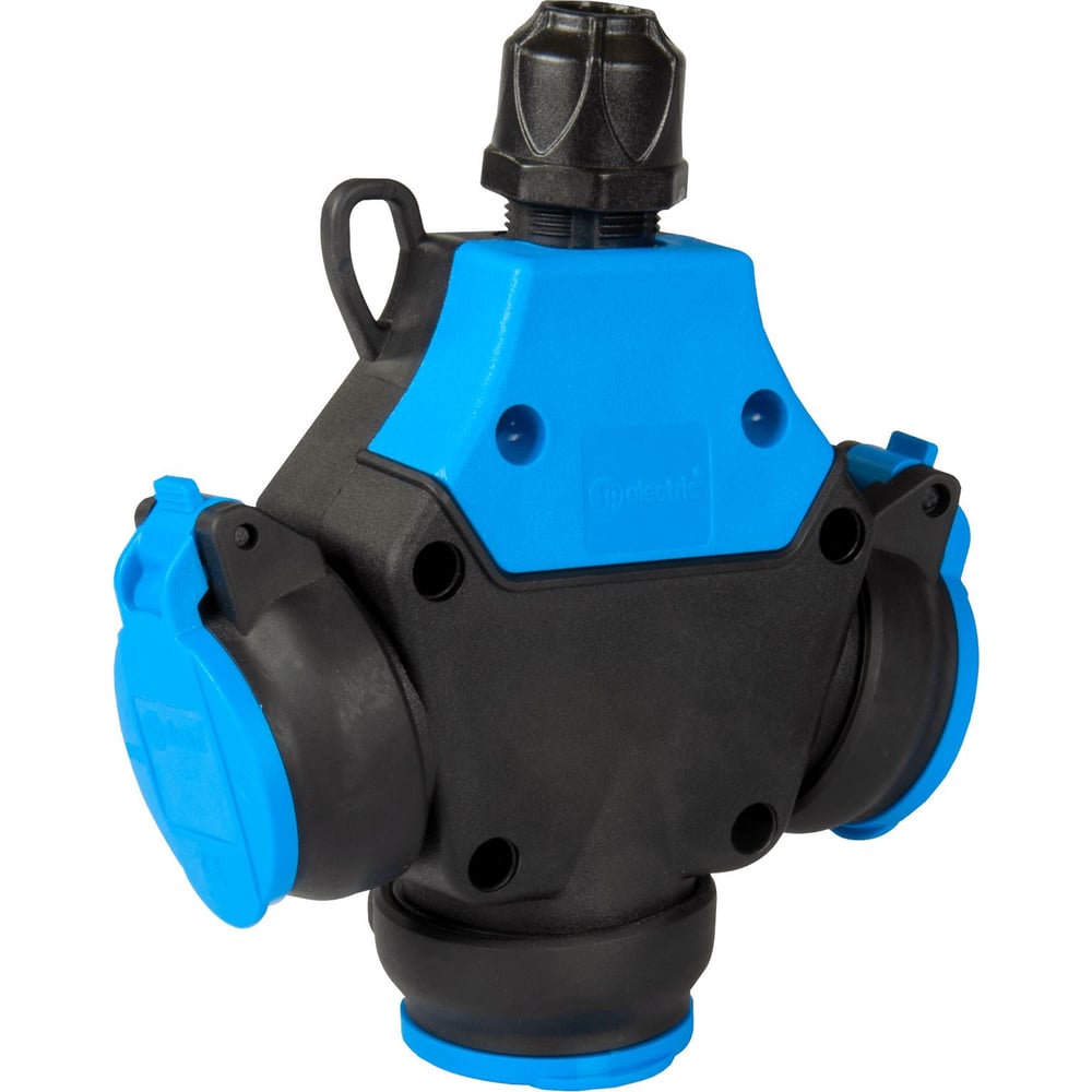 Изображение товара Кабельный тройник с заглушками TP Electric 16A IP54 3 розетки бытовой