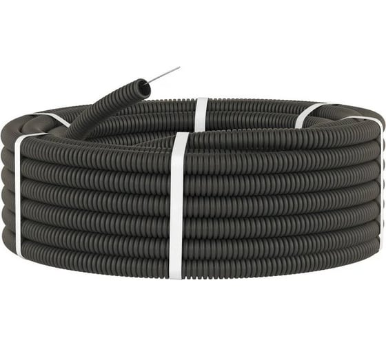 Изображение товара Гофротруба RSV d 32 ПНД черная с протяжкой ЭИ (50) 300037