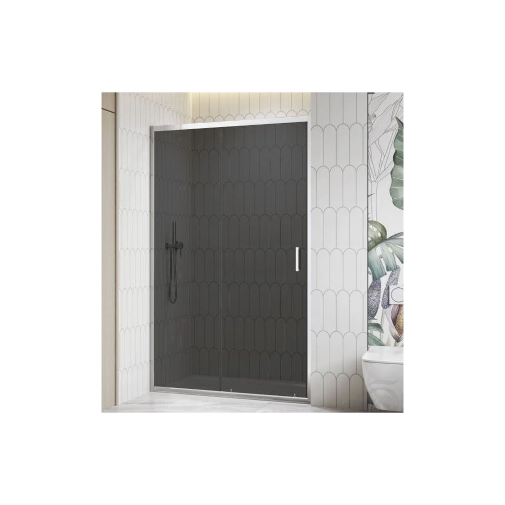 Изображение товара Душевая дверь RGW 150x195 хром тонированное стекло 6 мм серия Classic