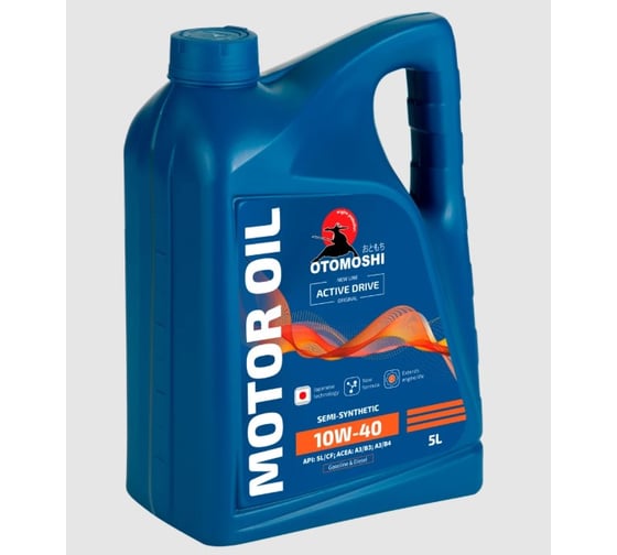 Изображение товара Моторное масло Otomoshi ACTIVE DRIVE 10W-40 SL/CF 5л MF220861