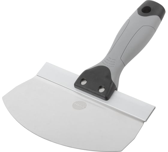 Изображение товара Шпатель для забора смеси из ведра HANSA 165 мм, нержавеющая сталь, 2К-ручка 644165