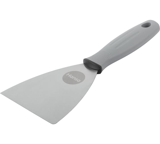 Изображение товара Шпатель HANSA 100 мм, нержавающая сталь, 2К-силиконизированная ручка 641100
