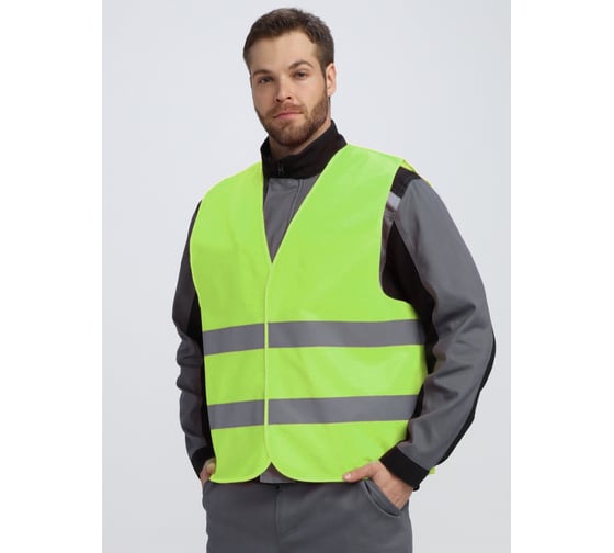 Изображение товара Жилет сигнальный ФАКЕЛ ProfLine Base ткань полиэфир, 100, желтый 87489531 87489531.007