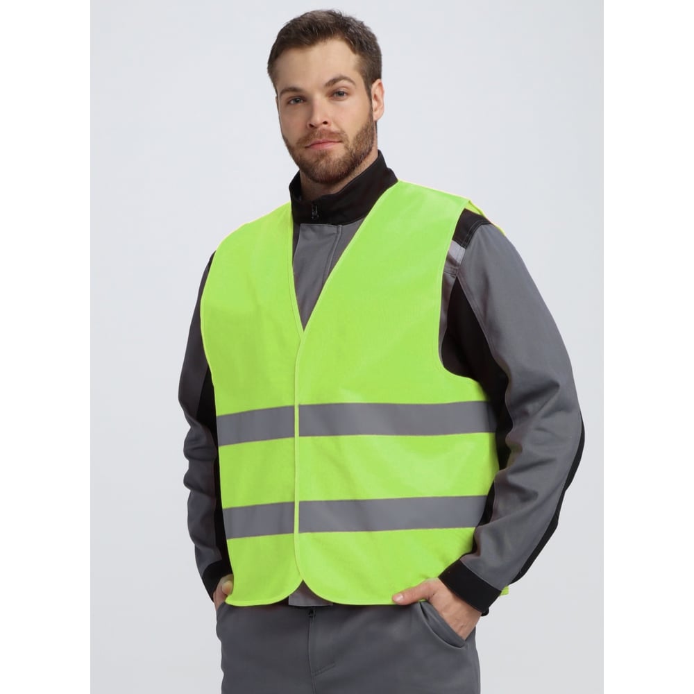 Изображение товара Жилет сигнальный ФАКЕЛ ProfLine Base желтый для безопасности