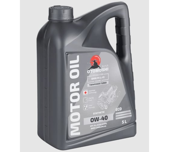 Изображение товара Моторное масло Otomoshi ECO for BMW M LL-01 0W-40 5л MF219565