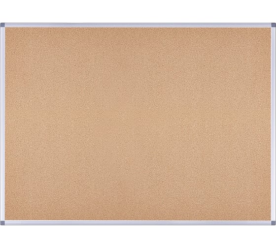 Изображение товара Доска пробковая HATBER 90x120 см кнопки в комплекте, 1 шт в упаковке 089160