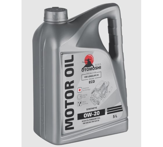 Изображение товара Моторное масло Otomoshi ECO for VW LongLife IV 0W-20 5л MF212925
