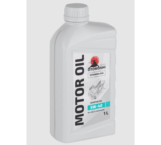 Изображение товара Моторное масло Otomoshi for HYUNDAI/KIA SN/CF 5W-40 1л MF213809