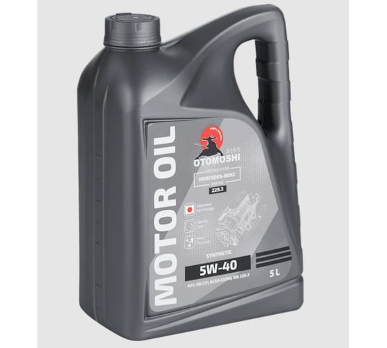 Изображение товара Моторное масло Otomoshi for MERCEDES-BENZ 229.3 5W-40 5л MF212543