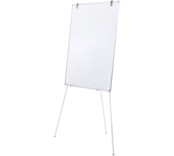 Изображение товара Флипчарт магнитно-маркерный HATBER 70x100 см полочкой для аксессуаров, регулировка по высоте 089163